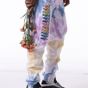 BNWT 686 x Grateful Dead Everywhere Performance Double Knit Pants Tie Dye Sweats